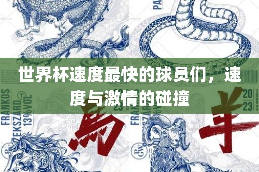 世界杯速度最快的球员们，速度与激情的碰撞漯河市盈旭机械设备有限公司