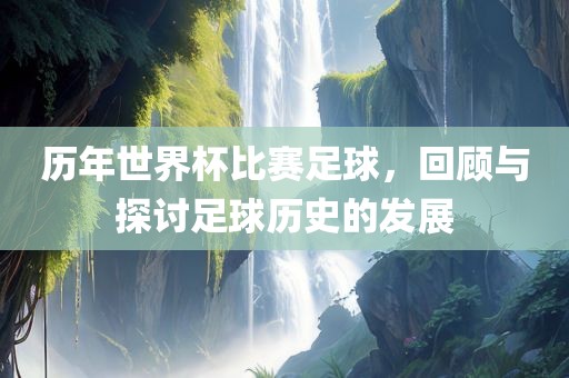 历年世界杯比赛足球，回顾与探讨足球历史的发展