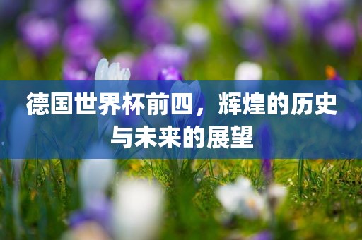 德国世界杯前四，辉煌的历史与未来的展望
