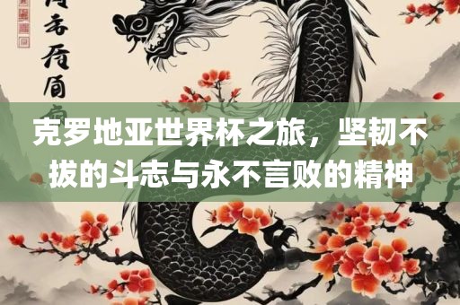 克罗地亚世界杯之旅，坚韧不拔的斗志与永不言败的精神漯河市盈旭机械设备有限公司
