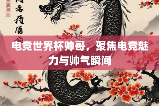 电竞世界杯帅哥，聚焦电竞魅力与帅气瞬间