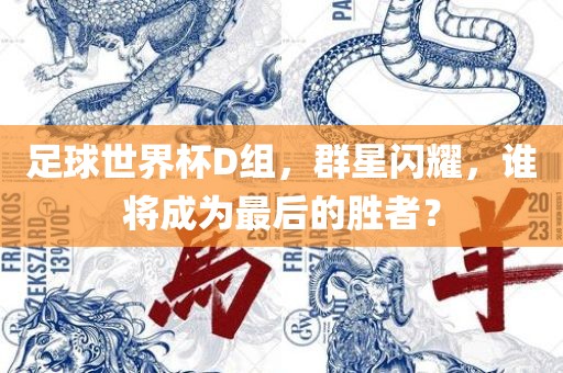 足球世界杯D组，群星闪耀，谁将成为最后的胜者？