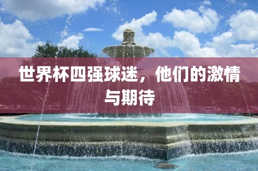 世界杯四强球迷，他们的激情与期待漯河市盈旭机械设备有限公司