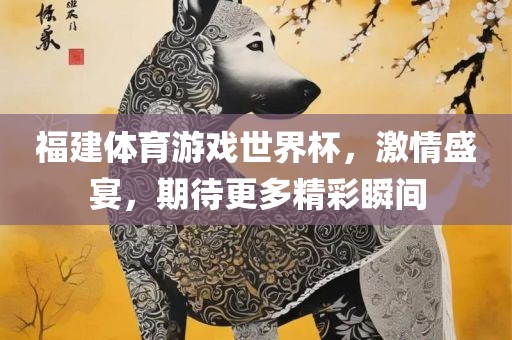 福建体育游戏世界杯，激情盛宴，期待更多精彩瞬间漯河市盈旭机械设备有限公司