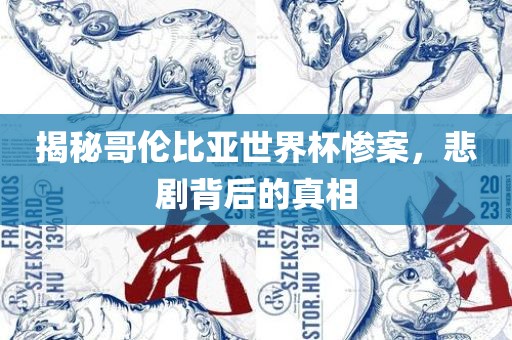 揭秘哥伦比亚世界杯惨案，悲剧背后的真相