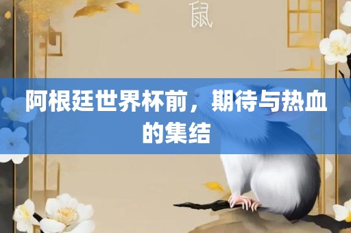 阿根廷世界杯前，期待与热血的集结