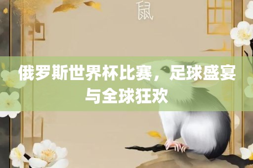 俄罗斯世界杯比赛，足球盛宴与全球狂欢漯河市盈旭机械设备有限公司