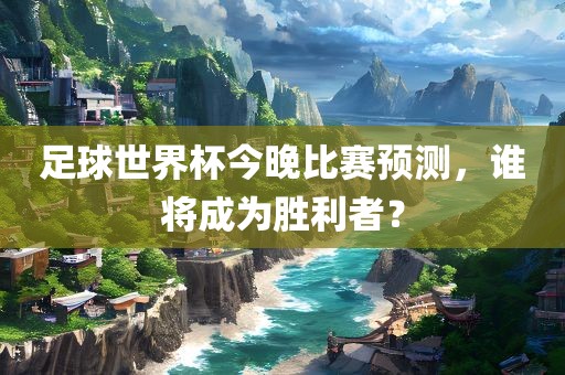 足球世界杯今晚比赛预测，谁将成为胜利者？