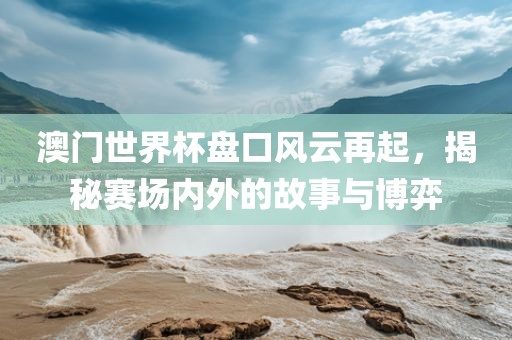 澳门世界杯盘口风云再起，揭秘赛场内外的故事与博弈漯河市盈旭机械设备有限公司