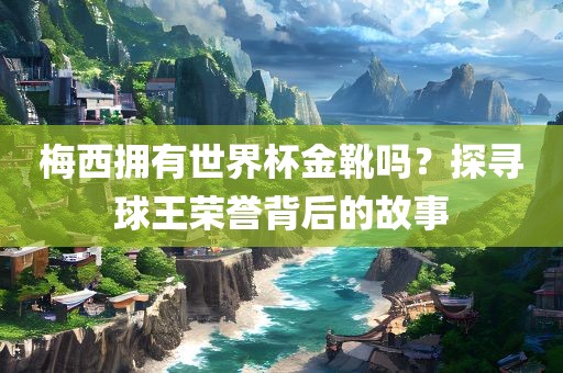 梅西拥有世界杯金靴吗？探寻球王荣誉背后的故事
