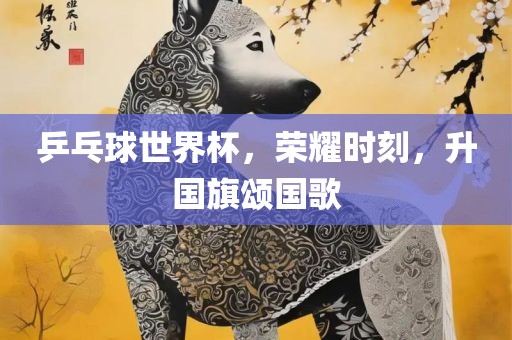 乒乓球世界杯，荣耀时刻，升国旗颂国歌