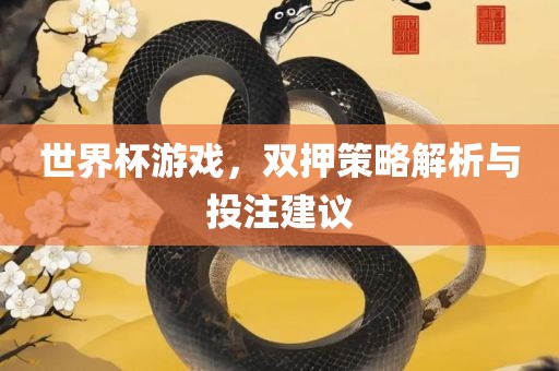 世界杯游戏，双押策略解析与投注建议漯河市盈旭机械设备有限公司