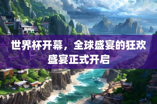 世界杯开幕，全球盛宴的狂欢盛宴正式开启