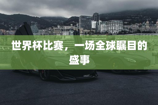 世界杯比赛，一场全球瞩目的盛事