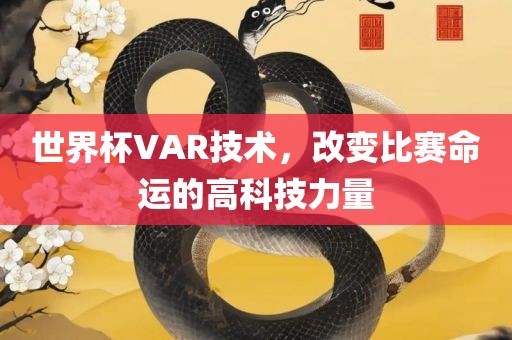 世界杯VAR技术，改变比赛命运的高科技力量