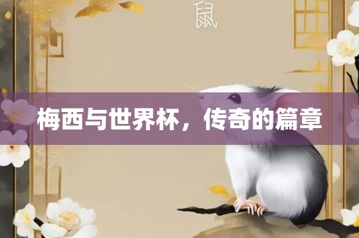 梅西与世界杯，传奇的篇章