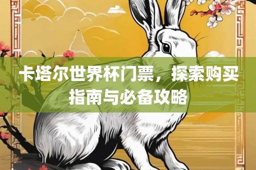 卡塔尔世界杯门票，探索购买指南与必备攻略