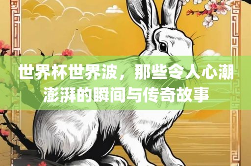 世界杯世界波，那些令人心潮澎湃的瞬间与传奇故事