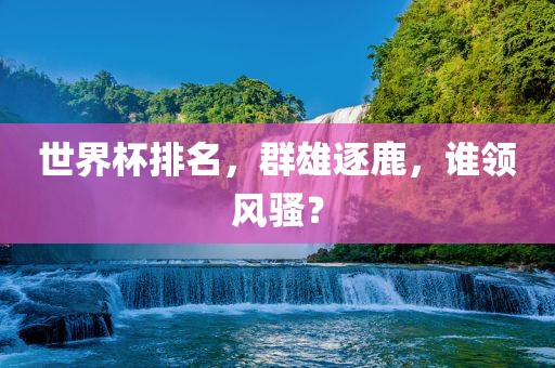 世界杯排名，群雄逐鹿，谁领风骚？