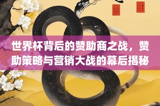 世界杯背后的赞助商之战，赞助策略与营销大战的幕后揭秘