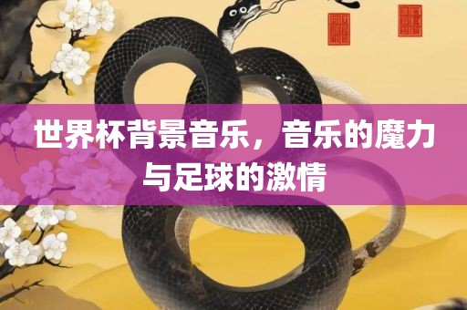 世界杯背景音乐，音乐的魔力与足球的激情