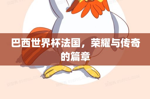 巴西世界杯法国，荣耀与传奇的篇章