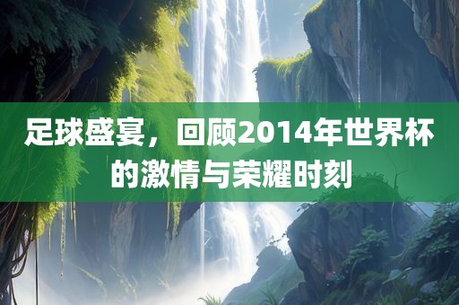 足球盛宴，回顾2014年世界杯的激情与荣耀时刻