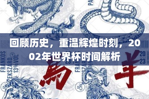 回顾历史，重温辉煌时刻，2002年世界杯时间解析
