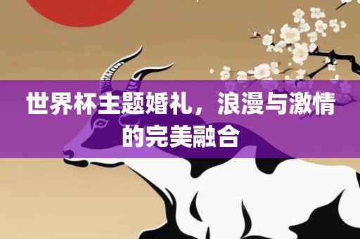 世界杯主题婚礼，浪漫与激情的完美融合