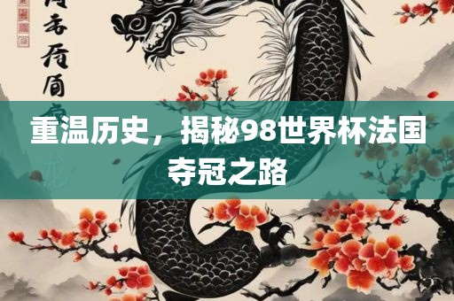 重温历史，揭秘98世界杯法国夺冠之路