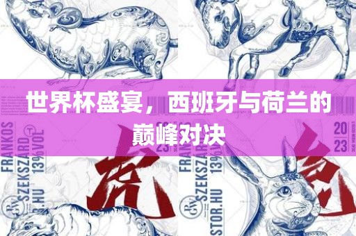 世界杯盛宴，西班牙与荷兰的巅峰对决