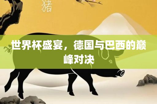 世界杯盛宴，德国与巴西的巅峰对决