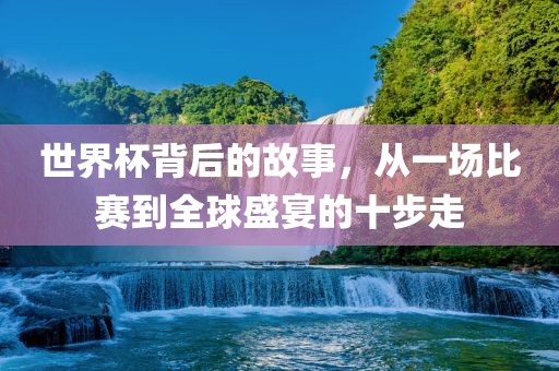 世界杯背后的故事，从一场比赛到全球盛宴的十步走