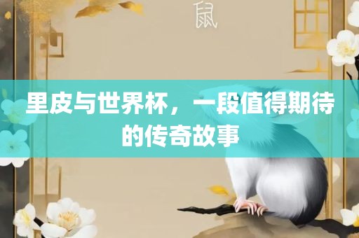 里皮与世界杯，一段值得期待的传奇故事