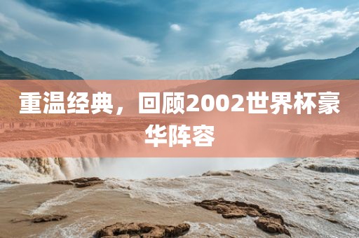 重温经典，回顾2002世界杯豪华阵容