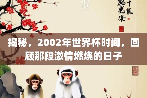 揭秘，2002年世界杯时间，回顾那段激情燃烧的日子
