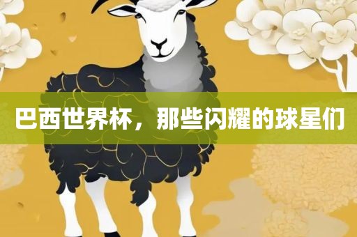 巴西世界杯，那些闪耀的球星们