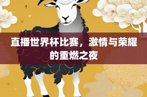 直播世界杯比赛，激情与荣耀的重漯河市盈旭机械设备有限公司燃之夜