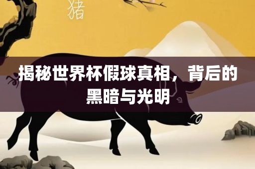 揭秘世界杯假球真相，背后的黑暗与光明