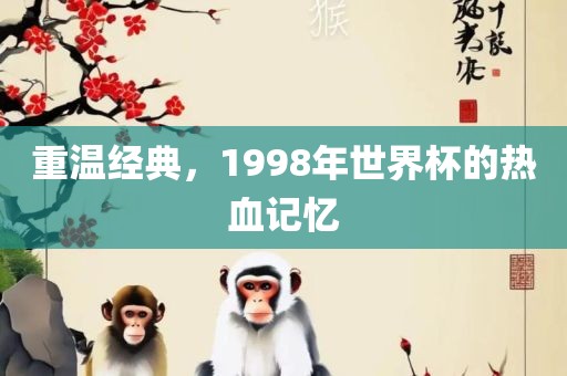 重温经典，1998年世界杯的热血记忆