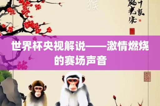 世界杯央视解说——激情燃烧的赛场声音漯河市盈旭机械设备有限公司