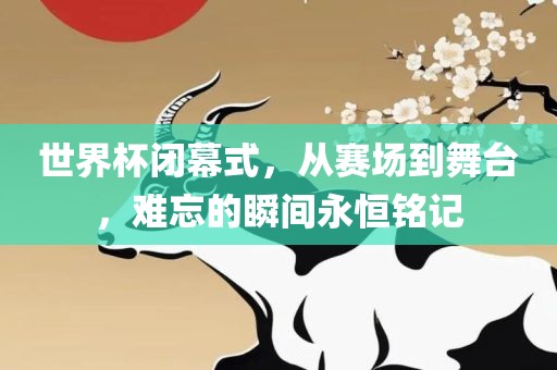世界杯闭幕式，从赛场到舞台，难忘的瞬间永恒铭记