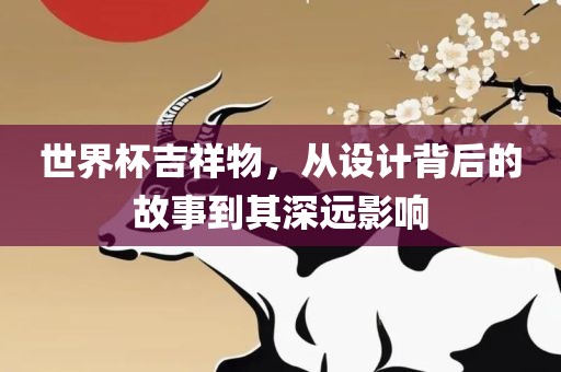 世界杯吉祥物，从设计背后的故事到其深远影响