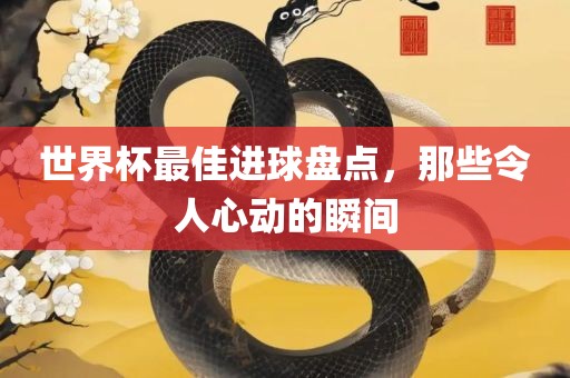 世界杯最佳进球盘点，那些令人心动的瞬间