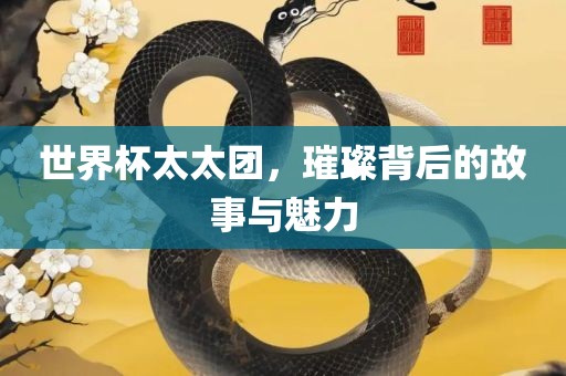 世界杯太太团，璀璨背后的故事与魅力