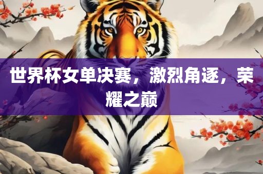 世界杯女单决赛，激烈角逐，荣耀之巅