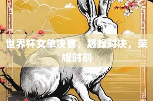 世界杯女单决赛，巅峰对决，荣耀时刻