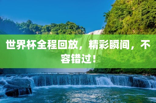 世界杯全程回放，精彩瞬间，不容错过！