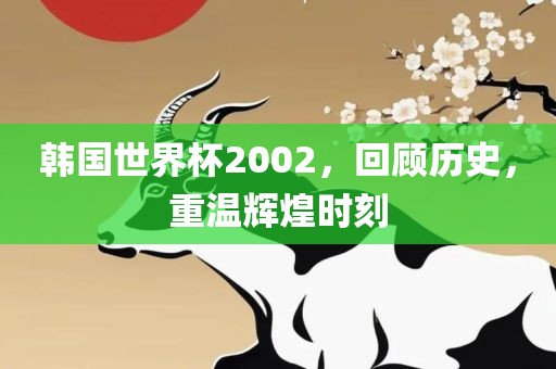 韩国世界杯2002，回顾历史，重温辉煌时刻