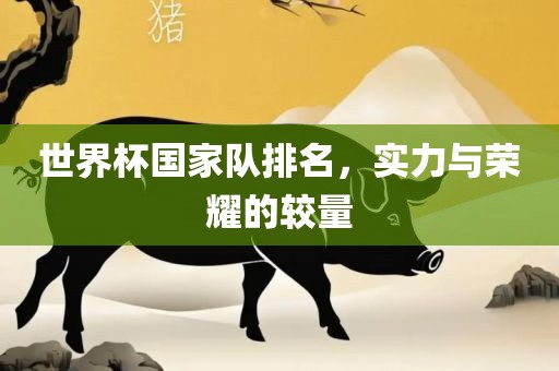 世界杯国家队排名，实力与荣耀的较量